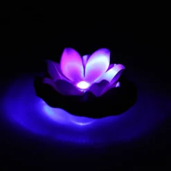 Schwimmende Lotusblute Mit Led Farbwechsler 10Cm