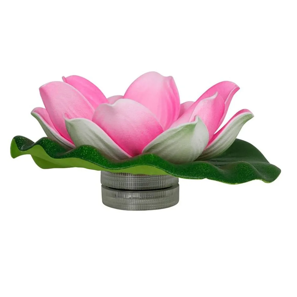 Schwimmende Lotusblute Mit Led Farbwechsler 10Cm