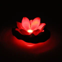 Schwimmende Lotusblute Mit Led Farbwechsler 10Cm