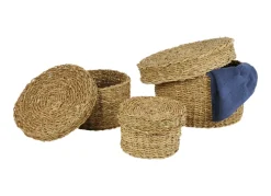 SeegrasKörbe Mit Deckel 3Er-Set