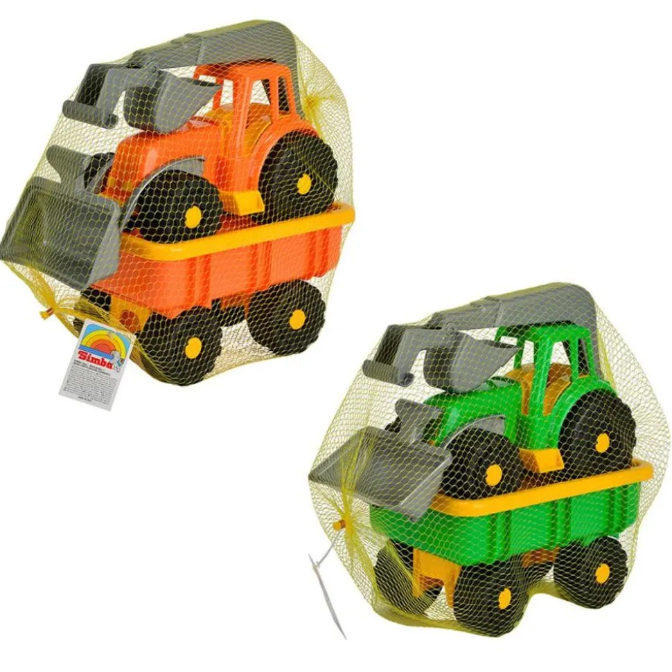 Simba Spielzeug-Traktor Mit Schaufel Und Anhanger