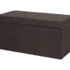 Sitztruhe Aus Teddystoff 76X38X35Cm Anthrazit