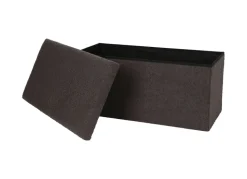 Sitztruhe Aus Teddystoff 76X38X35Cm Anthrazit