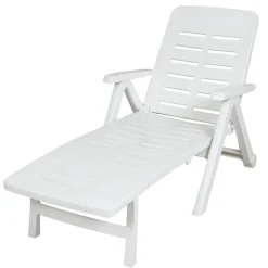 Smeraldo Sonnenliege 189X72X96Cm Weis