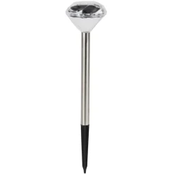 Solar-Gartenleuchte Diamant Kaltweis