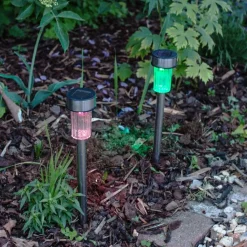 Solar-Gartenleuchten Mit Farbwechsler 10Er-Set
