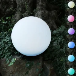 Solar-Led-Gartenleuchte Kugel 30Cm