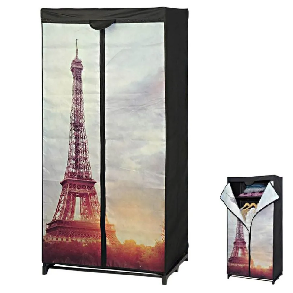 Stoffkleiderschrank 75X160X45Cm Paris