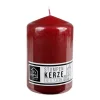 Stumpenkerze Glatt 78X120Mm Bordeaux