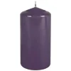 Stumpenkerze Glatt 78X150Mm Dunkellila