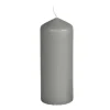 Stumpenkerze Glatt 68X180Mm Grau