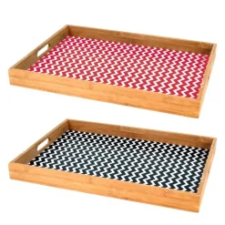 Tablett Aus Bambus 48X35X4,5Cm