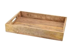 Tablett Aus Mangoholz 40X27X6Cm