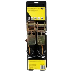 Tas Ratschen-Spanngurt-Set Mit Haken 2-Teilig