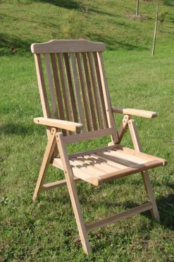 Teak-Klappstuhl Natur Unbehandelt
