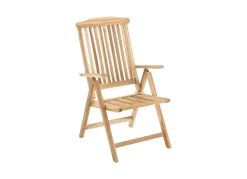 Teak-Klappstuhl Natur Unbehandelt