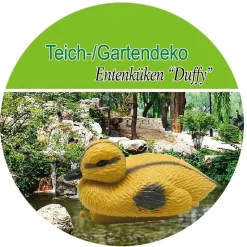 Teichdeko Entenkuken Duffy 13X6X7Cm