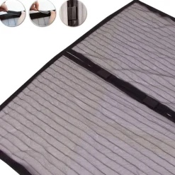 Tur-Moskitonetz Mit Magnetverschluss 100X210Cm Schwarz