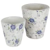 UberTöpfe Blue Flower 2Er-Set