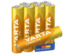 Varta Longlife Aaa Lr03 Alkaline Batterien 8Er-Pack