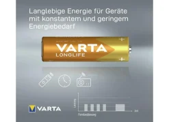 Varta Longlife Aa Lr6 Alkaline Batterien 8Er-Pack
