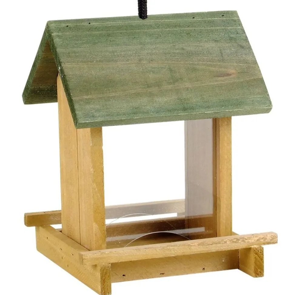 Vogelfutterhaus Aus Holz 17X21X17Cm