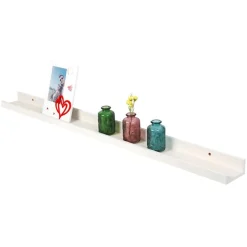Wandboard Aus Holz 114Cm Weis