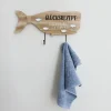 Wand-Deko Wal Mit 2 Haken Und Spruch 39,5Cm