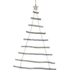 Wandobjekt Weihnachtsbaum Aus Holz 62X90Cm