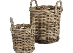 WeidenKörbe Athena 2Er-Set Rund