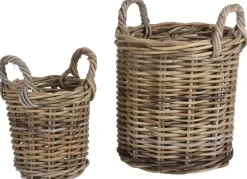 WeidenKörbe Athena 2Er-Set Rund