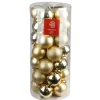 Weihnachtsbaumkugeln Aus Kunststoff 8Cm 35Er-Set Gold