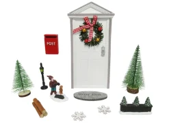 Weihnachtsdeko-Set Wichteltur