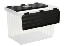 Wellenbox Mit Klappdeckel 17 Liter Pastell/Schwarz