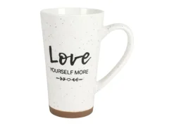 Xxl-Porzellan-Kaffeebecher 400Ml Gesprenkelt